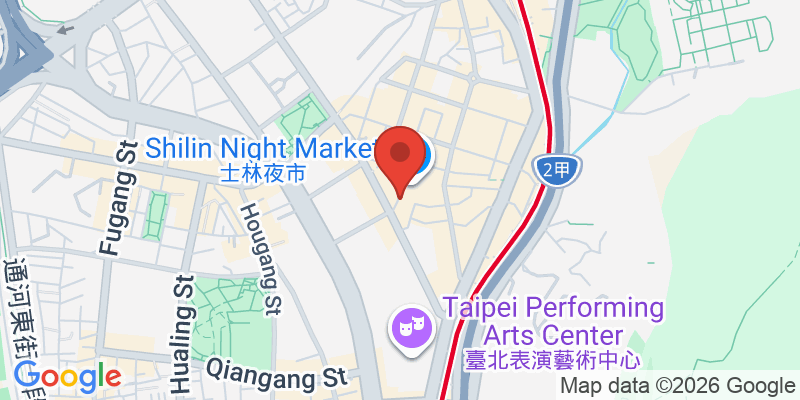 士林夜市の地図