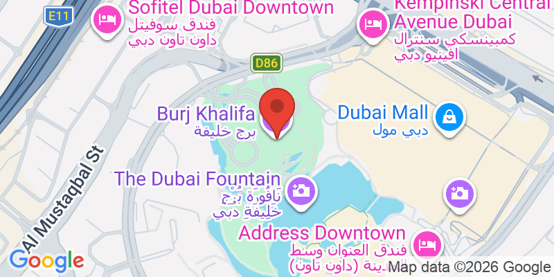 ブルジュ・ハリファの地図