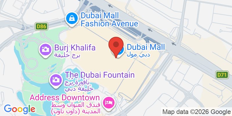 ドバイモールの地図