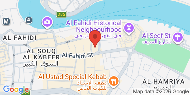 ドバイ・クリーク（アブラ乗船）の地図