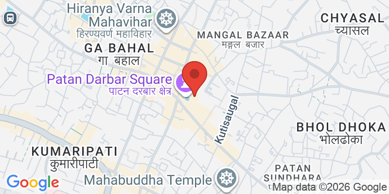 パタン博物館の地図