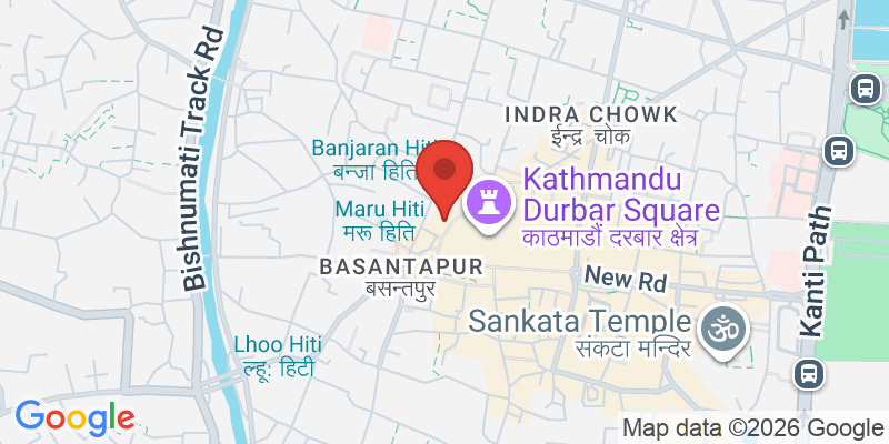 カトマンズ・ダルバール広場の地図