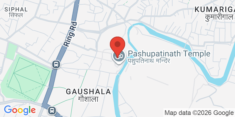 パシュパティナートの地図