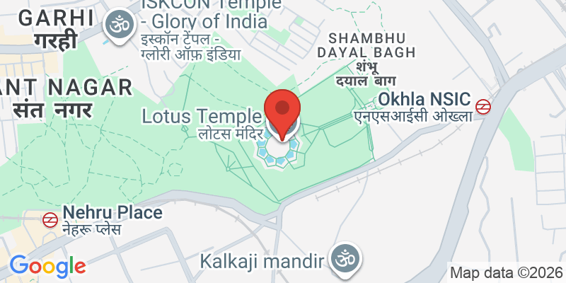 ロータス・テンプルの地図