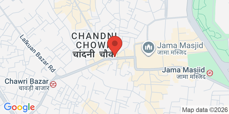 チャンドニー・チョウクの地図