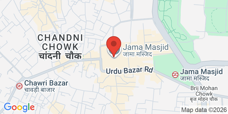 ジャーマー・マスジドの地図