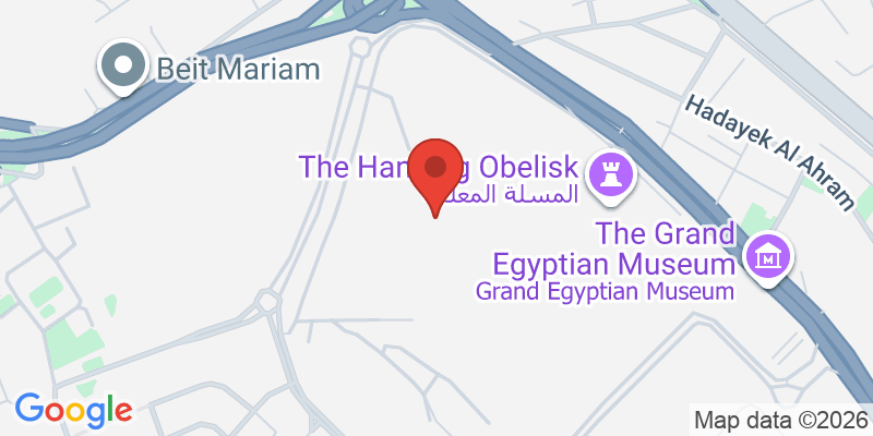 大エジプト博物館の地図