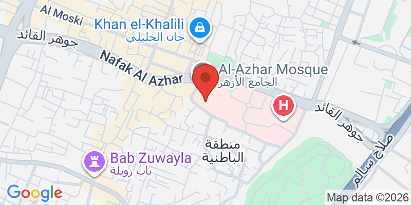 アル・アズハル・モスクの地図