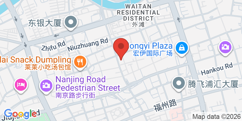 南京東路歩行者天国の地図