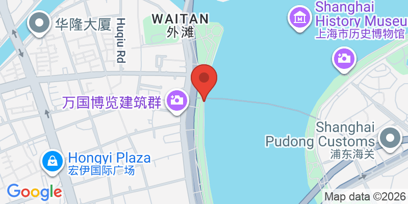 外灘（バンド）の地図