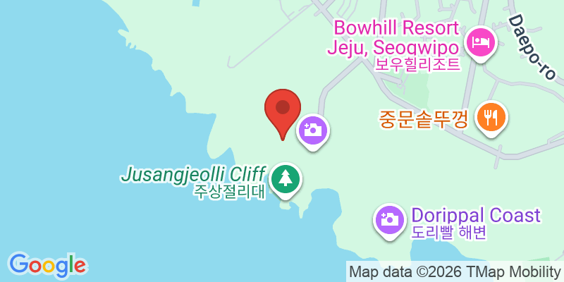 柱状節理帯の地図