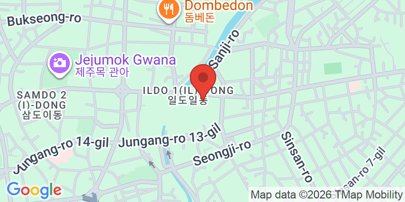 済州東門在来市場の地図