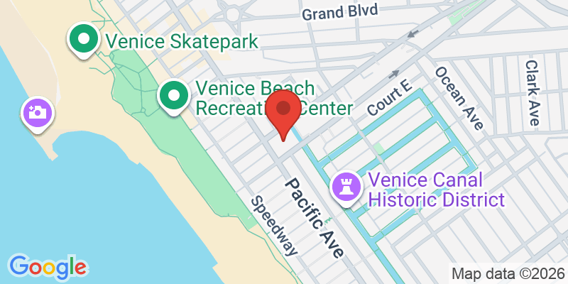 ベニスビーチ&ボードウォークの地図