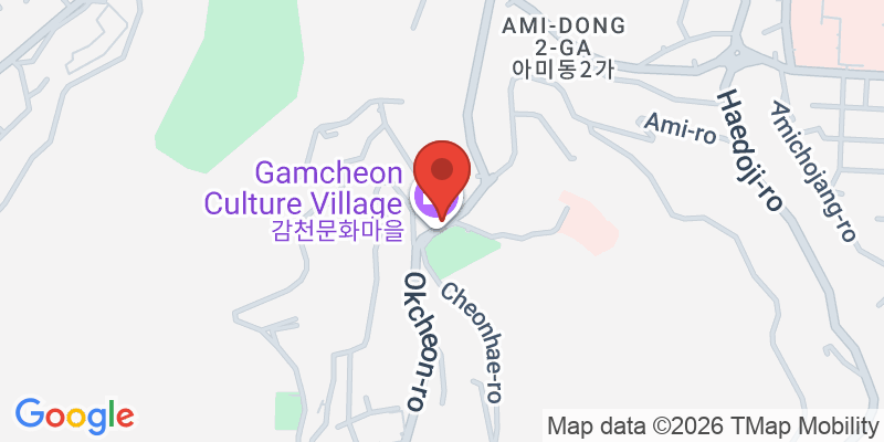 甘川文化村の地図