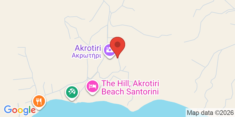 アクロティリ遺跡の地図