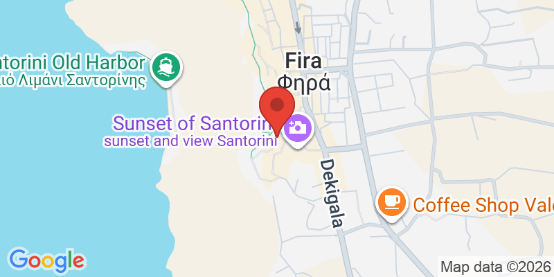 フィラの街並みの地図