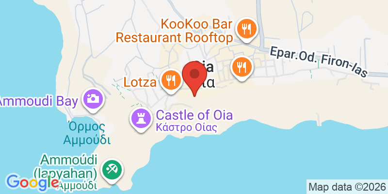 イアの街並みの地図