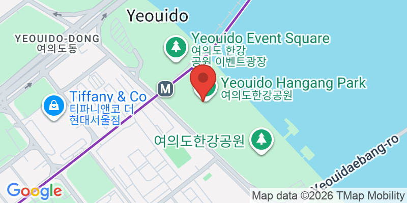 漢江公園（汝矣島）の地図