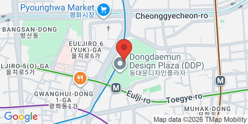 東大門デザインプラザ（DDP）の地図