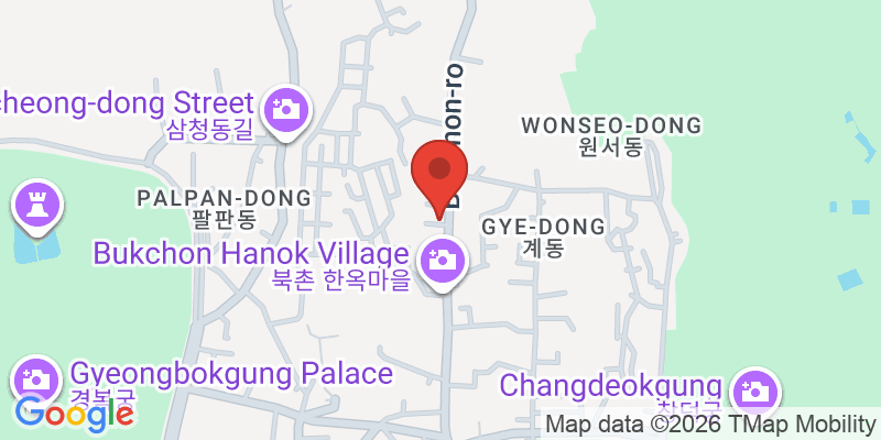 北村韓屋村の地図