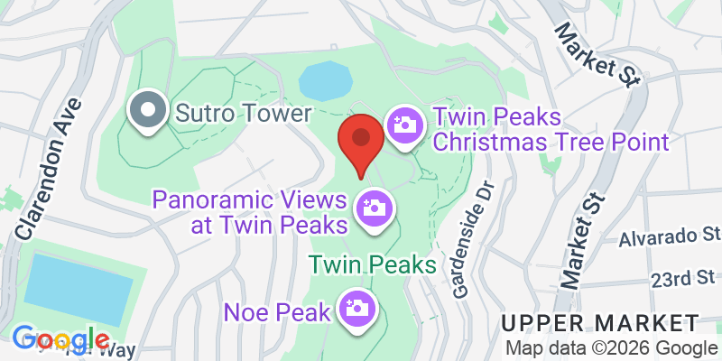 ツインピークスの地図