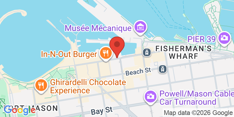 フィッシャーマンズワーフの地図