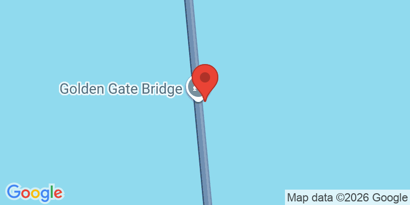 ゴールデンゲートブリッジの地図