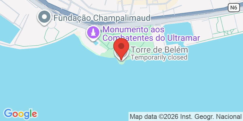 ベレンの塔の地図