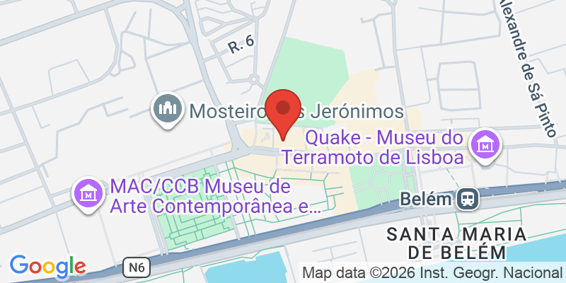 パステイス・デ・ベレンの地図