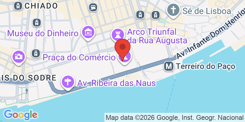 コメルシオ広場の地図