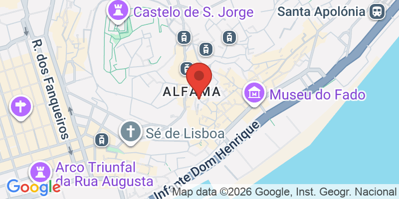 アルファマ地区の地図