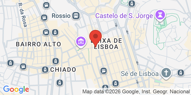 サンタ・ジュスタのエレベーターの地図