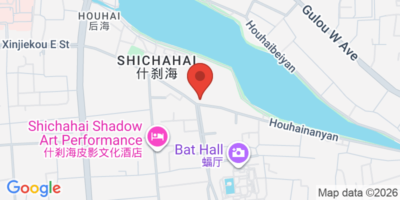 什刹海・鐘鼓楼の地図