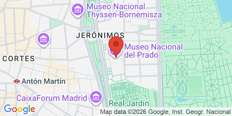 プラド美術館の地図