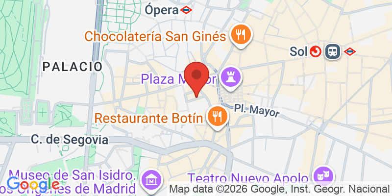 サン・ミゲル市場の地図