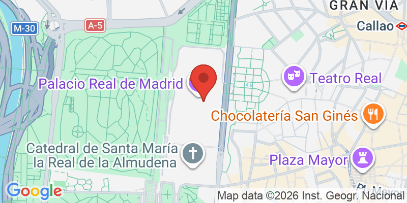 マドリード王宮の地図