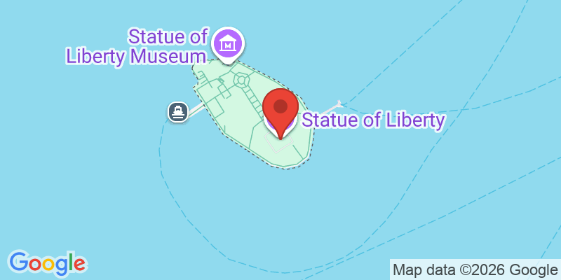 自由の女神の地図