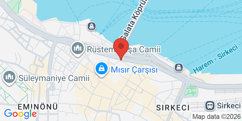 ボスポラス海峡クルーズの地図