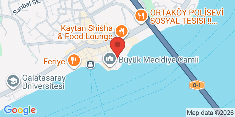 オルタキョイ地区の地図