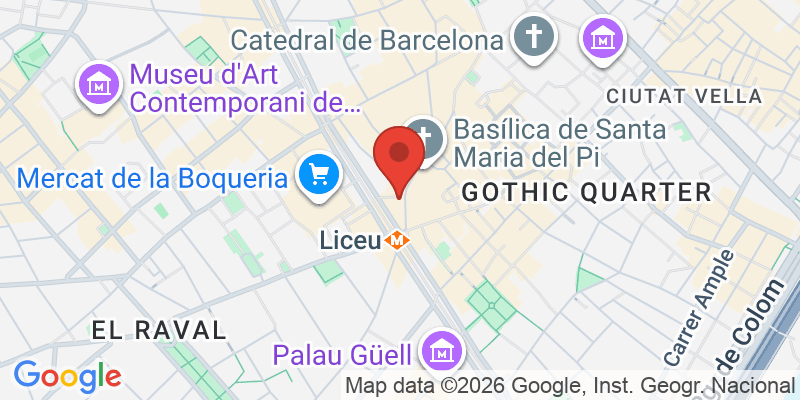 ランブラス通りの地図