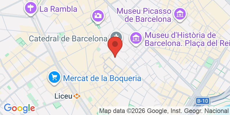 ゴシック地区の地図