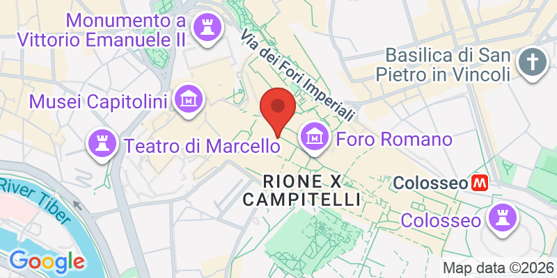 フォロ・ロマーノの地図