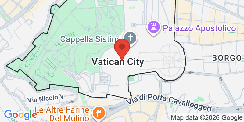 サン・ピエトロ大聖堂の地図