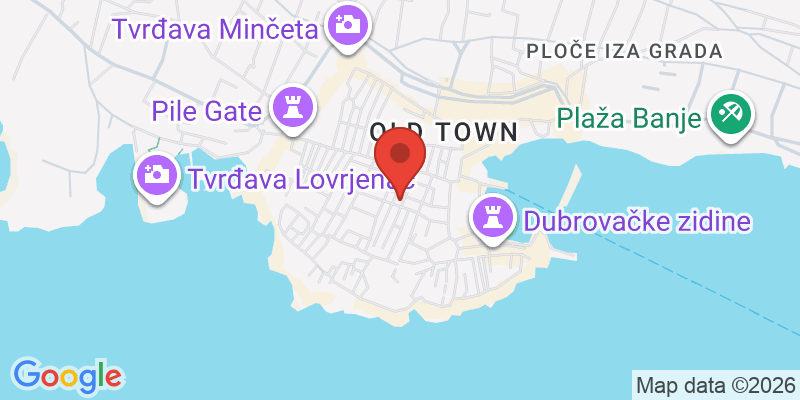 旧市街の路地裏散策の地図