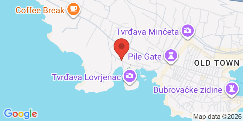 ロヴリイェナツ要塞の地図