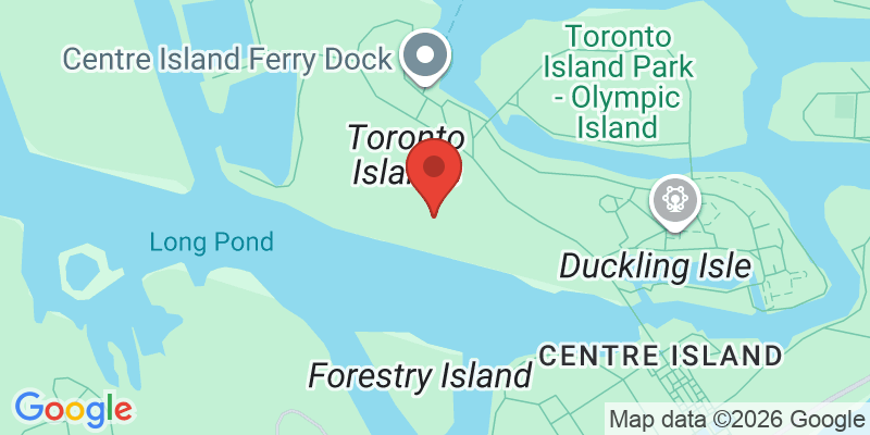 トロントアイランドの地図