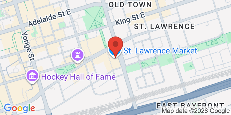 セントローレンスマーケットの地図