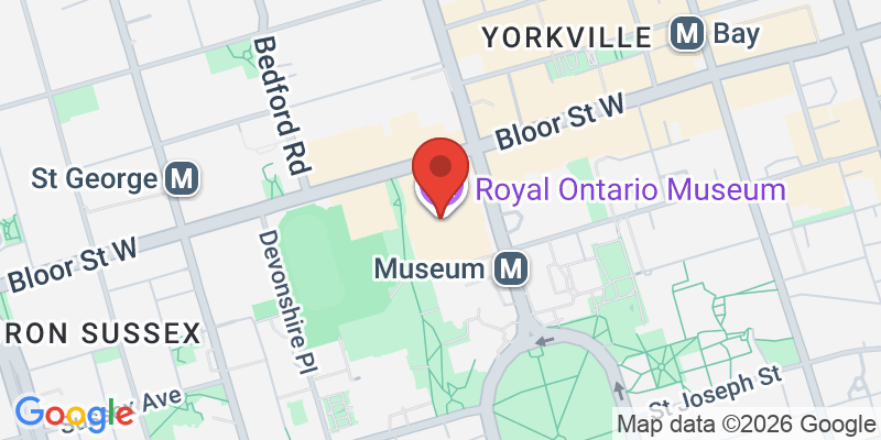 ロイヤルオンタリオ博物館の地図