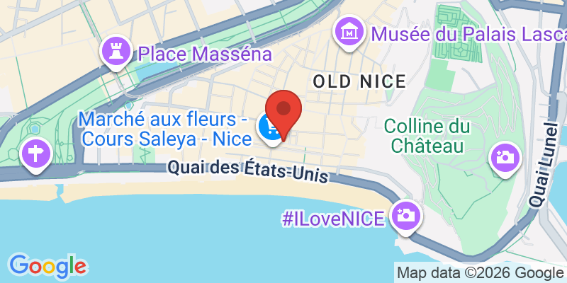 サレヤ広場の花市場の地図