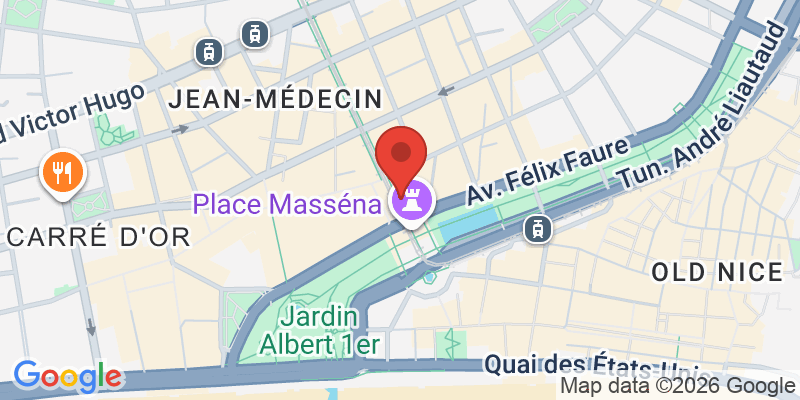 マセナ広場の地図